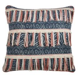 Block Print Embroidered Floor Pillow - Saro Lifestyle 3165.BL28SP