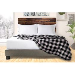 Blanket Buffalo Printed Plaid Grey - Safdie & Co 65847.ECZ.03