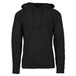 Burnside BB3500 Pullover Hooded Polar Fleece T-Shirt in Heather Charcoal size Small | Polyester B3500, 3500