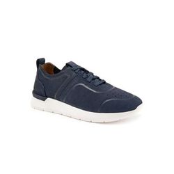 Women's Stella Sneaker by SoftWalk in Navy Nubuck (Size 8 1/2 M)