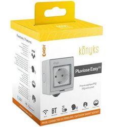 Konyks - Prise extérieure Wi-Fi + Bluetooth, ip 55, compteur de consommation compatible Alexa et