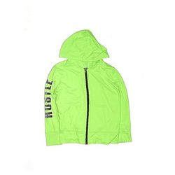 Rumi + Ryder Zip Up Hoodie: Green Tops - Kids Girl's Size 4