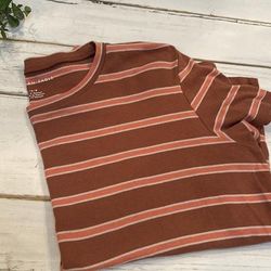 American Eagle Outfitters Tops | 5 For 25 American Eagle Short Sleeve Top/ L | Color: Brown | Size: L