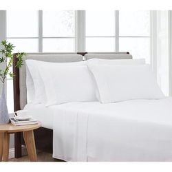 Heritage Solid Sheet Set by Cannon in White (Size TWIN)