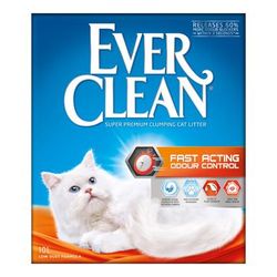 2x10l Fast Acting Odour Control Ever Clean Cat Litter