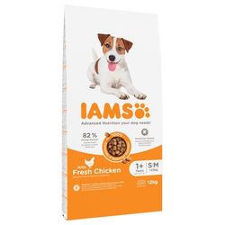 2x12kg Adult Small & Medium Chicken IAMS for Vitality Dry Dog Food