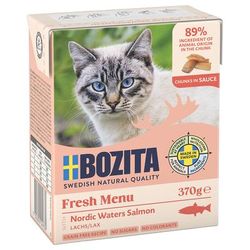 18x370g Salmon Chunks in Gravy Bozita Wet Cat Food