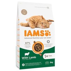 3kg Lamb Adult for Vitality IAMS Dry Cat Food