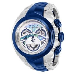 Invicta Reserve S1 Swiss Ronda Z60 Caliber Men's Watch w/ Abalone Dial - 54mm Steel Dark Blue (38866)