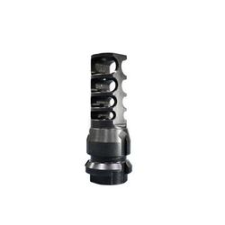JMac Customs 4C 14-1LH 4-Port Muzzle Brake with KeyMount Black Nitride Black RRD-4C-14F-KM