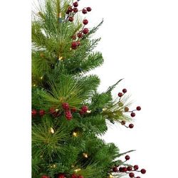 4-Ft. Newberry Pine Artificial Tree with LED String Lights - Fraser Hill Farm FFNP056-5GRB