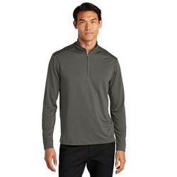 Port Authority K865 C-FREE Snag-Proof 1/4-Zip in Grey Steel size Large | Recycled Polyester