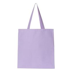 Q-Tees Q800 Promotional Tote Bag in Lavender | Canvas Q0800