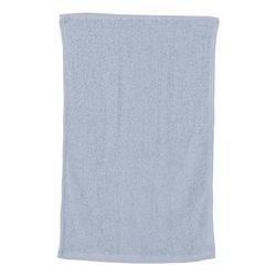 Q-Tees Q00T18 Budget Rally Towel in Light Blue | Cotton Terry Velour T18