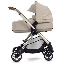 Silver Cross Dune Stroller + Compact Bassinet - Stone