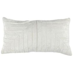 "Laurant 14"x 26" Velvet Throw Pillow in Ivory by Kosas Home - Kosas Home V240121"