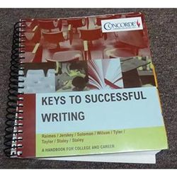 Keys To Successful Writing A Handbook For Col