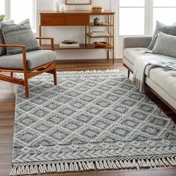 Sook 8' x 10' Light Gray/Taupe/Neutral/Dark Gray/Multi Brown/White/Gray/Black Area Rug - Hauteloom