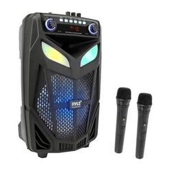 Pyle Pro PPHP101WMB 10" Portable PA Karaoke Speaker System PPHP101WMB