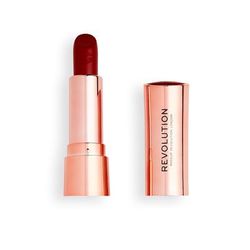 Revolution - Satin Kiss Lipstick Rossetti 3.5 g Rosso scuro unisex