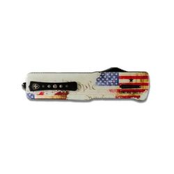 Templar Knife Premium Weighted We The People OTF Knife 3.55in Drop Black D2 LZ-WTP-32-1