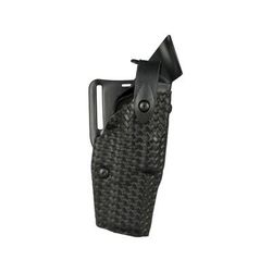 Safariland 6360 ALS/SLS Mid-Ride LVL III Holster SA XD 5in .45 ACP SureFire X300U Right Basketweave Black 6360-1492-81