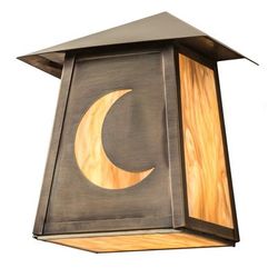 "9"W Stillwater Crescent Moon Wall Sconce - Meyda Lighting 190184"