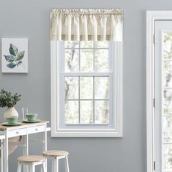 Plaza Stripe Tailored Valance by Plaza Stripe in Tan