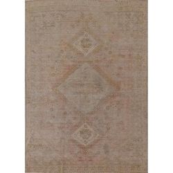 Distressed Tribal Shiraz Persian Area Rug Hand-knotted Wool Carpet - 4'9" x 6'2"