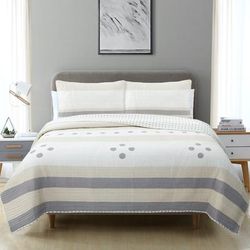 Ardsley Quilt Set Quilts by Estate Collection in Off White (Size TWIN)