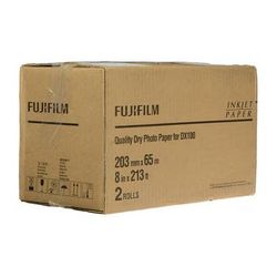 FUJIFILM Inkjet Luster Photo Paper for DX100 Printer (8" x 213' Roll, 2-Pack) 600023628