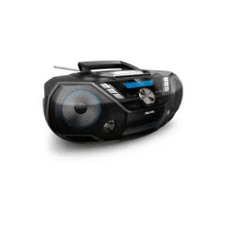 Philips AZB798T/12 impianto stereo portatile Analogico e digitale 12 W DAB, DAB+, FM Nero Riproduzione MP3