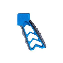 Tyrant CNC Mod Grip w/Chevron Back Straps Anodized Blue Medium TD-763-B3