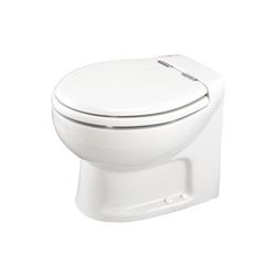 Thetford Tecma Silence Plus 2 Mode 24V Marine Toilet With Electric Solenoid - Low Profile White 38359