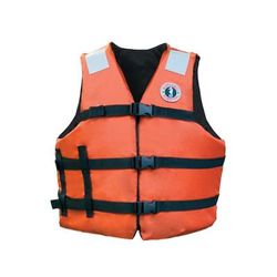 Mustang Survival Adult Universal Fit Industrial Flotation Vest - 30"-52" Vest - Orange MV3104T1