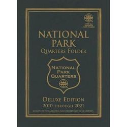 National Park Quarters Folder: Complete Philadelphia and Denver Mint Collection