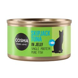 24x85g Skipjack Tuna in Jelly Cosma Original Wet Cat Food
