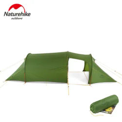 Naturehike – tente de Camping intérieure ultralégère et ventilée pour 2 ou 3 personnes abri ouvert