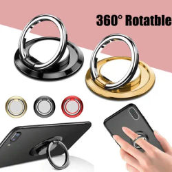 Anneau de doigt rotatif de luxe pour téléphone portable support magnétique universel pour voiture