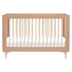 Babyletto Lolly 3-In-1 Convertible Crib with Toddler Bed Conversion Kit - Canyon/Washed Natural