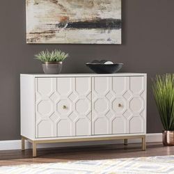 Gramdlynn Two Door Accent Cabinet by SEI Furniture in White