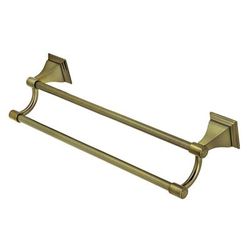 Kingston Brass BAH612318AB Monarch 18-Inch Dual Towel Bar, Antique Brass - Kingston Brass BAH612318AB