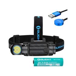 Olight Perun 2 Rechargeable LED Headlamp Cool White 2000 Lumenss Black FL-OL-PERUN2-BK