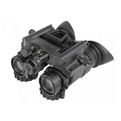 AGM Global Vision NVG-50 1-3x19mm 3AW1 Dual Tube Night Vision Goggle/Binocular 51 Degree FOV Gen 3 Plus Auto-Gated White Phosphor Level 1 Black 4.4