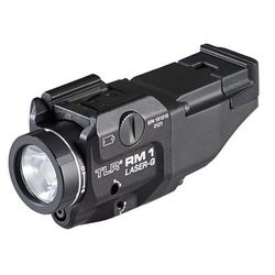 Streamlight TLR RM 1 Compact Rail Mounted LED Tactical Weapon Light w/Green Laser CR123A White 500 Lumens Black 69444
