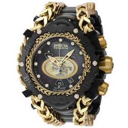 Invicta Reserve NFL San Francisco 49ers Swiss Ronda Z60 Caliber Men's Watch w/ Mother of Pearl Dial - 55.25mm Gold Black (41531)