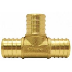 1 in. x 1 in. x 1 in. Lead Free Brass Pex Tee - American Imaginations AI-35158