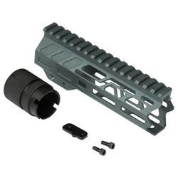 CMMG Mk3 EML 6 Handguard Kit Charcoal Green 38DA424-CG