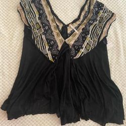 Free People Tops | Free People Top | Color: Black | Size: S