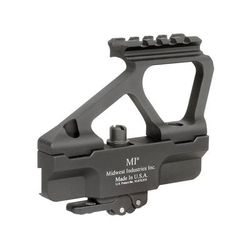 Midwest Industries Gen 2 AK Rear Bias Side Mount Black MI-AKSMG2-MRRB